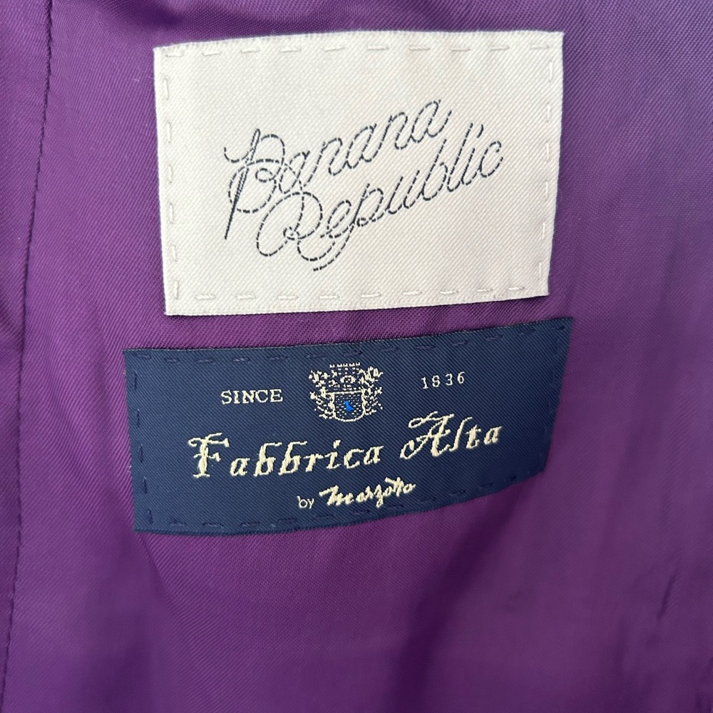 Banana Republic Rich Purple Jacket - Picture 3 of 5